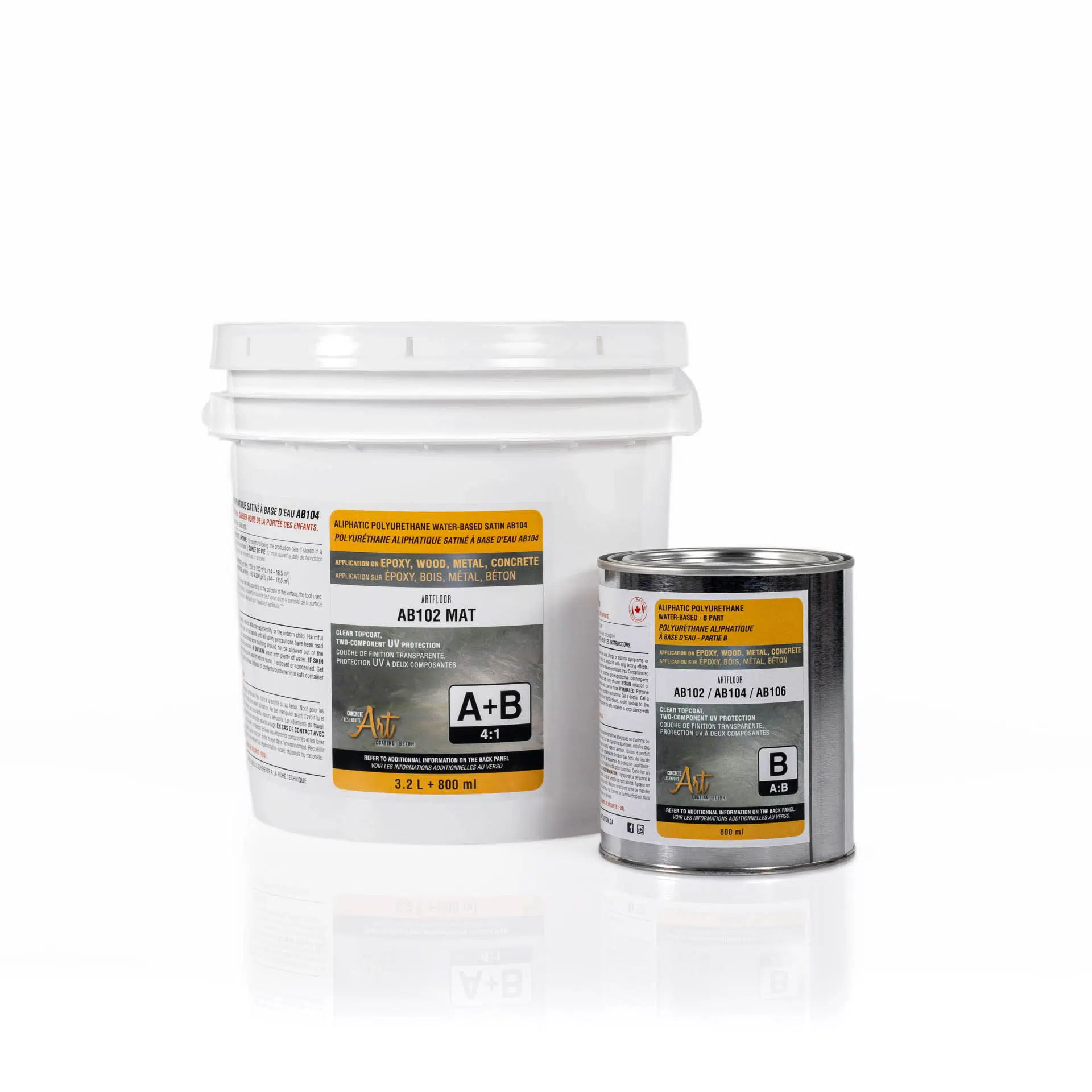 Aliphatic polyurethane Artfloor AB102/AB104 4 liters A+B