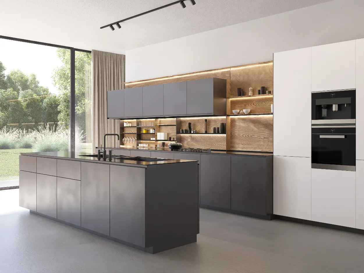 rénovation cuisine Québec - cuisine moderne avec vue sur jardin