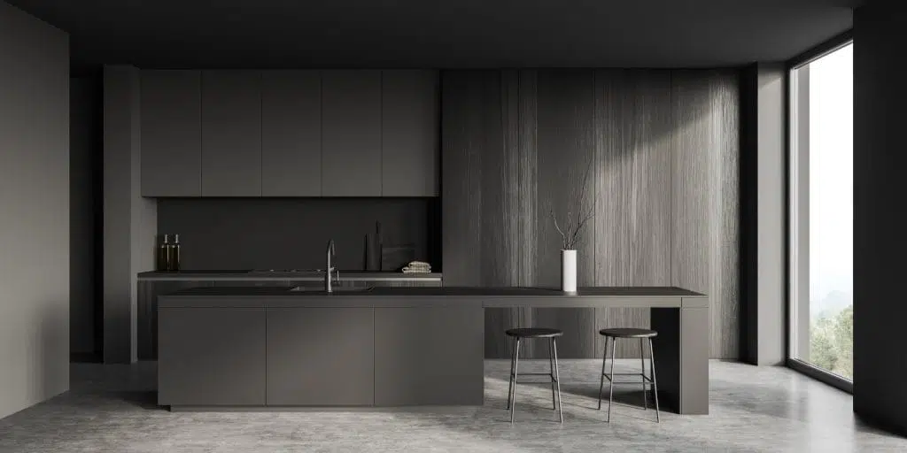 armoire cuisine renovation enduit beton cire gris art beton specialiste en beton decoratif au quebec